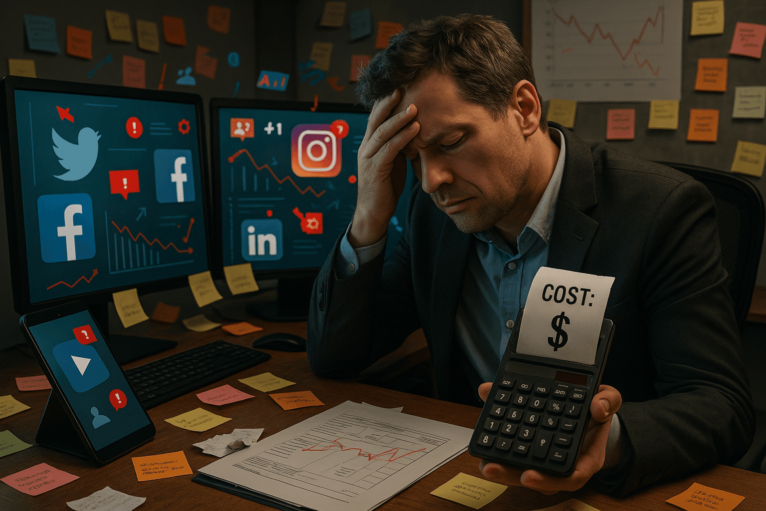 Cover Image for The Hidden Cost of Manual Social Media Management for Growing Businesses